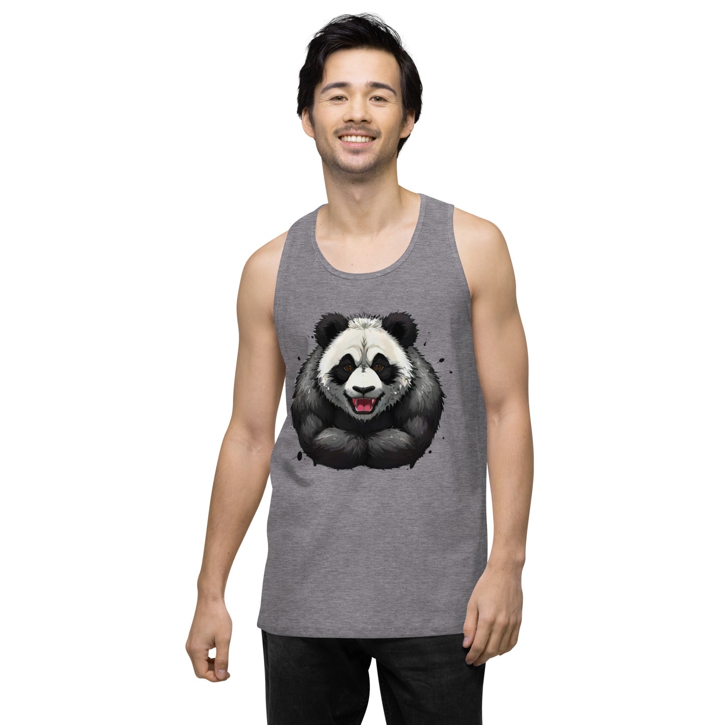 "Focused Panda" premium tank top