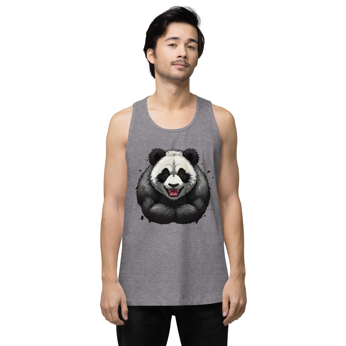 "Focused Panda" premium tank top