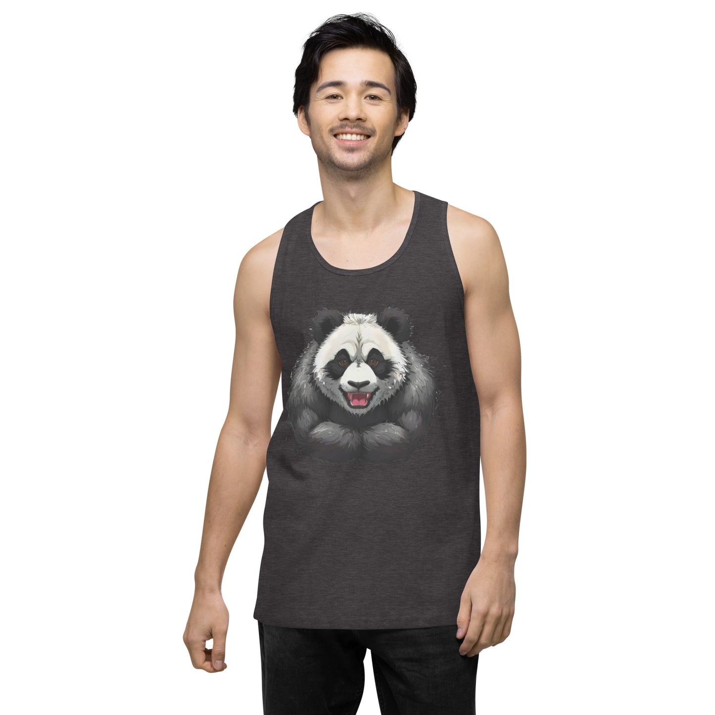 "Focused Panda" premium tank top