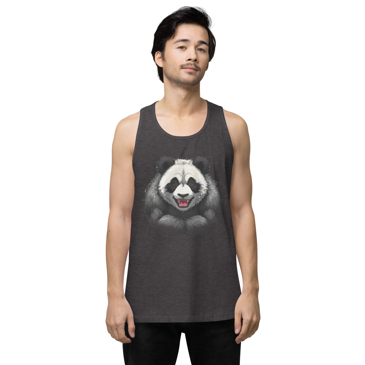 "Focused Panda" premium tank top