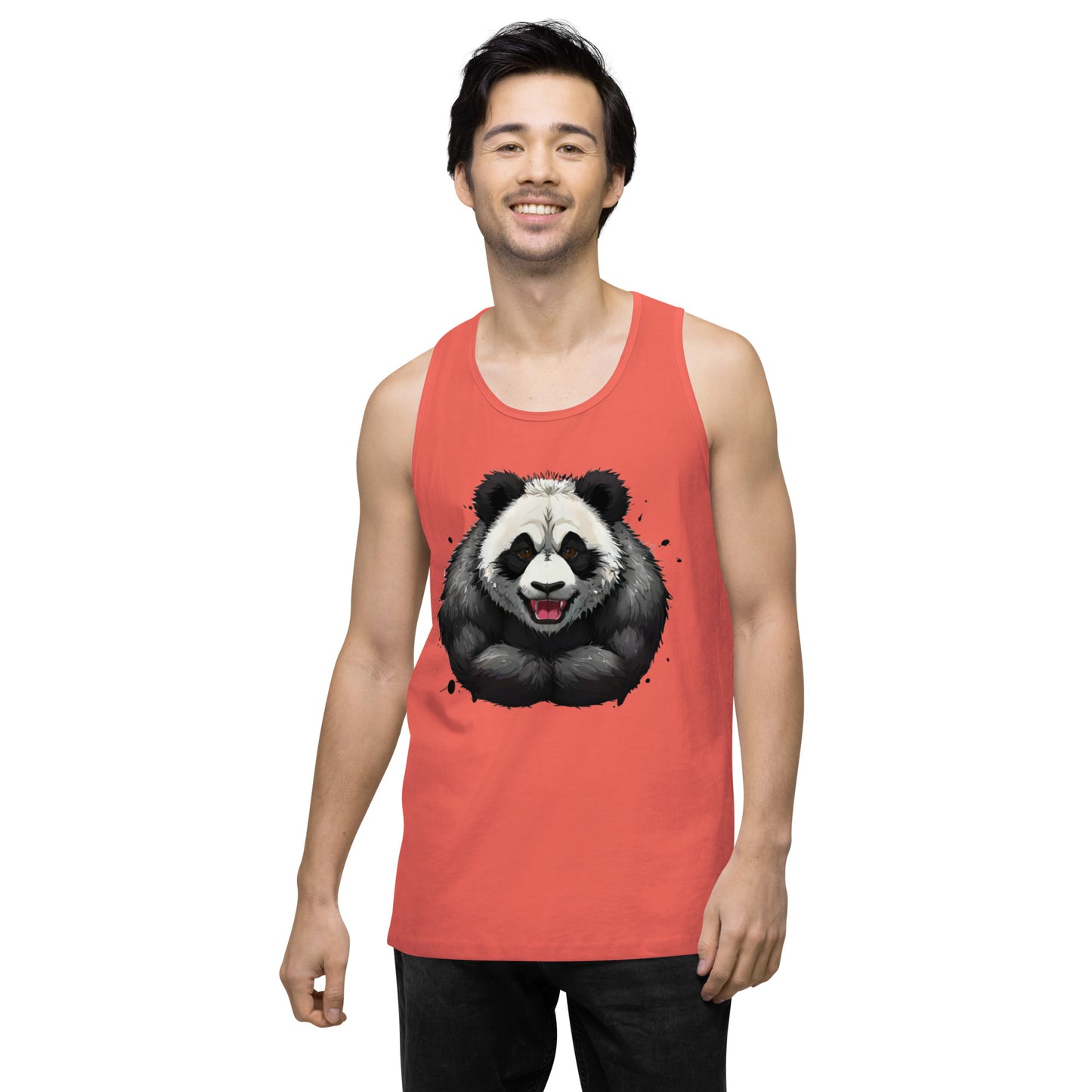 "Focused Panda" premium tank top