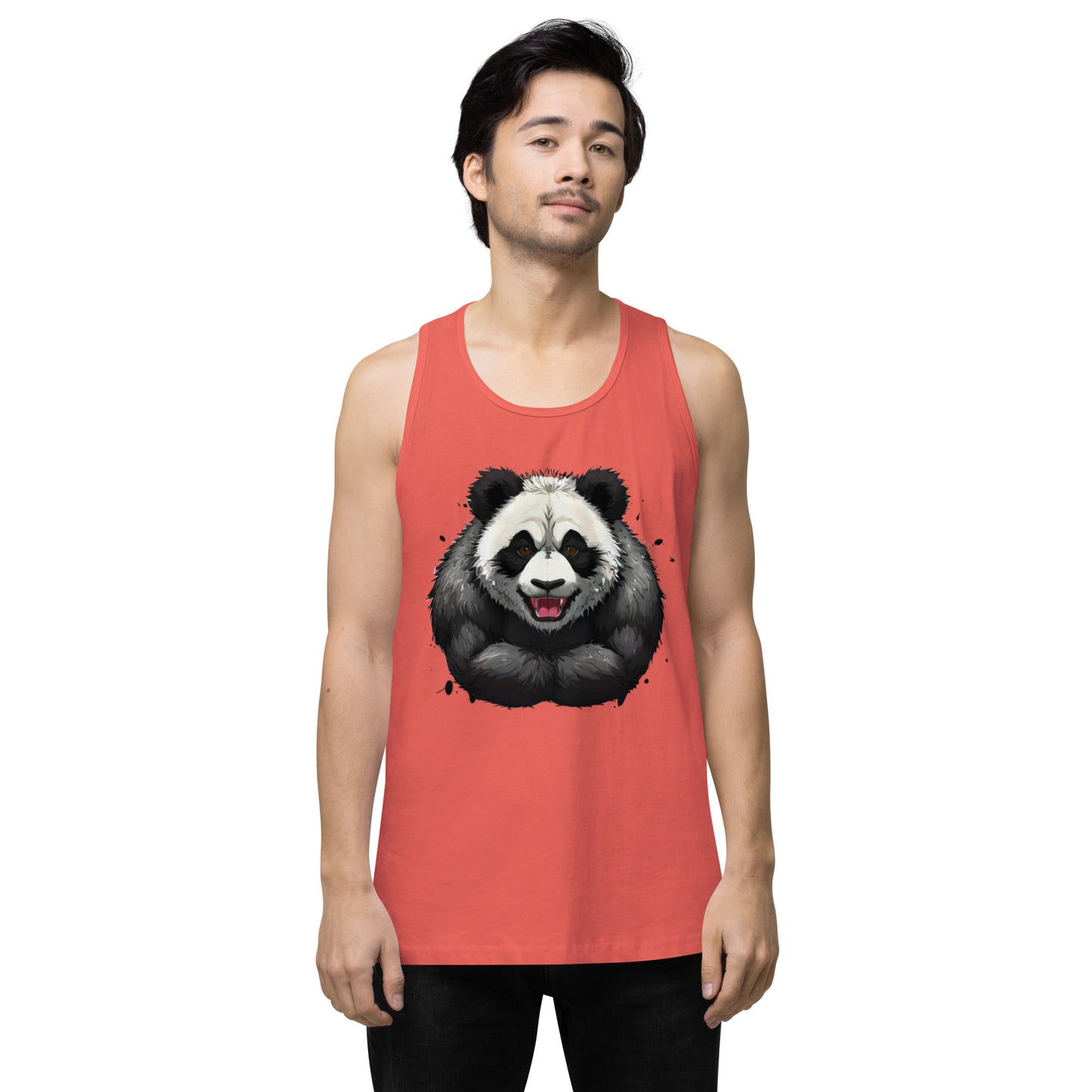 "Focused Panda" premium tank top