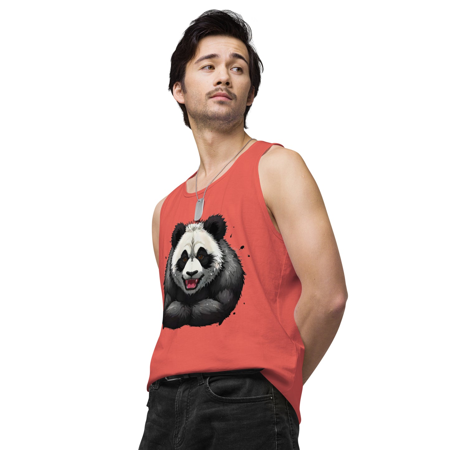 "Focused Panda" premium tank top