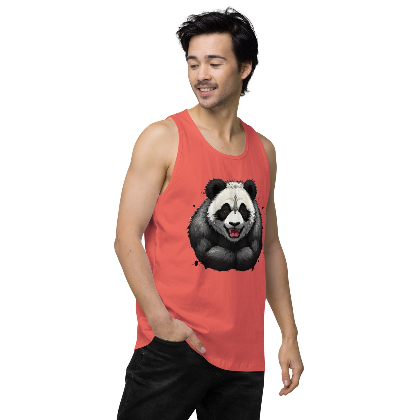 "Focused Panda" premium tank top