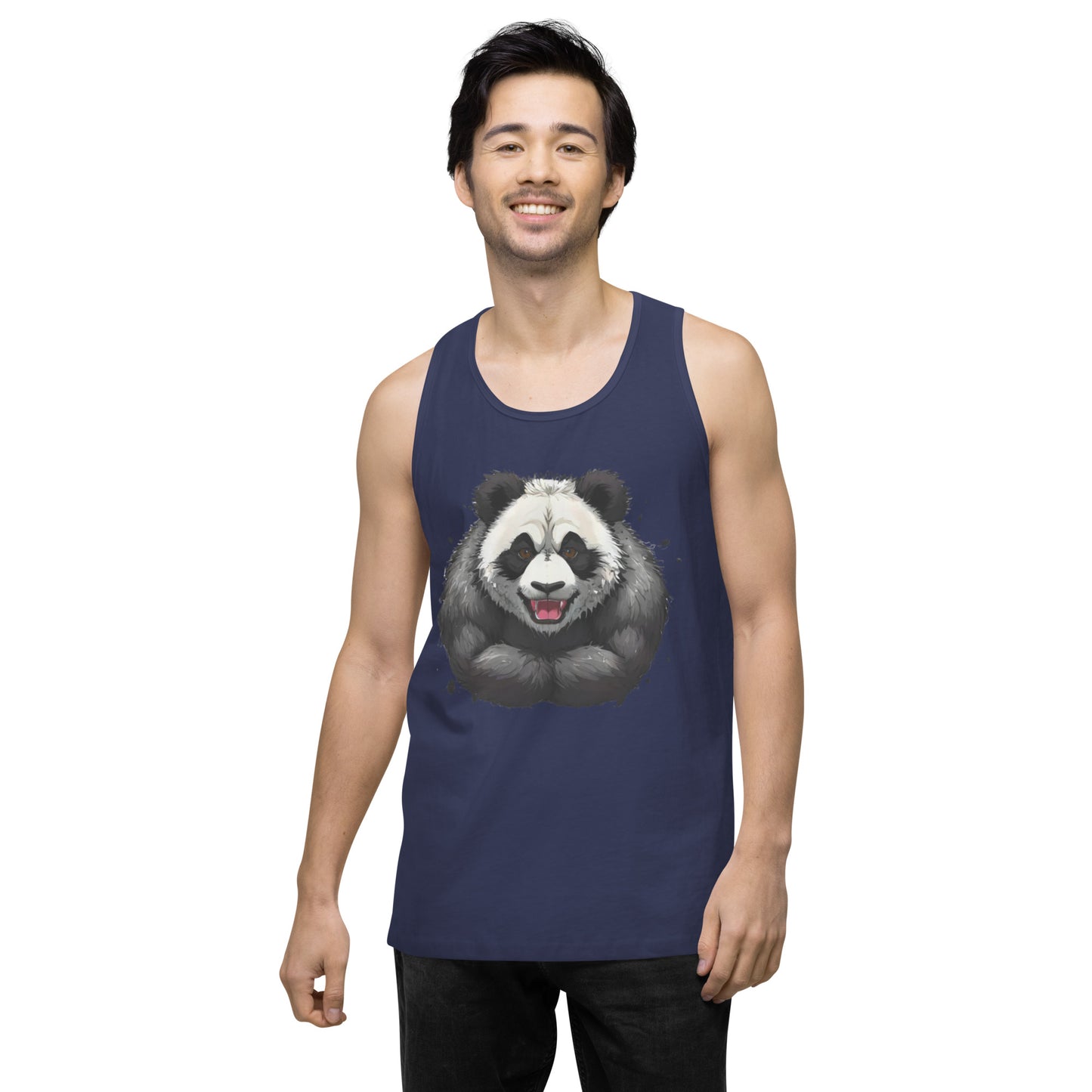 "Focused Panda" premium tank top