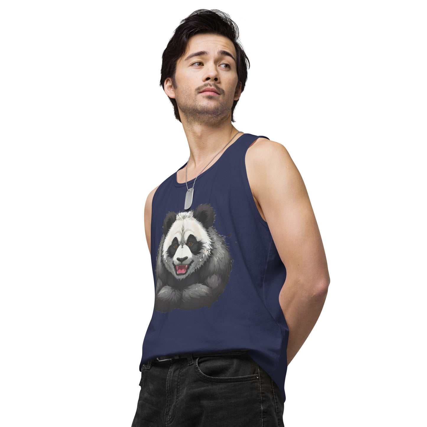 "Focused Panda" premium tank top