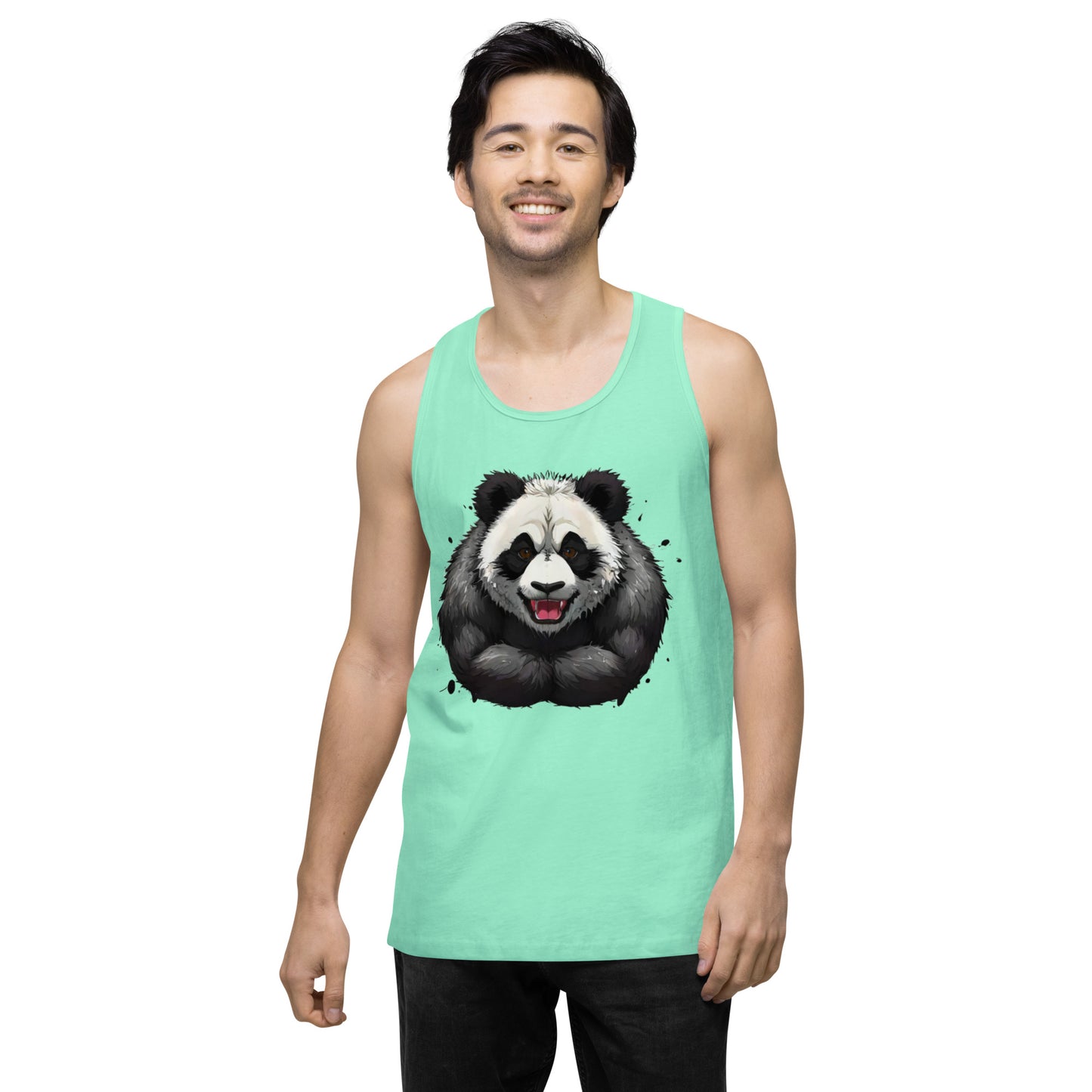 "Focused Panda" premium tank top