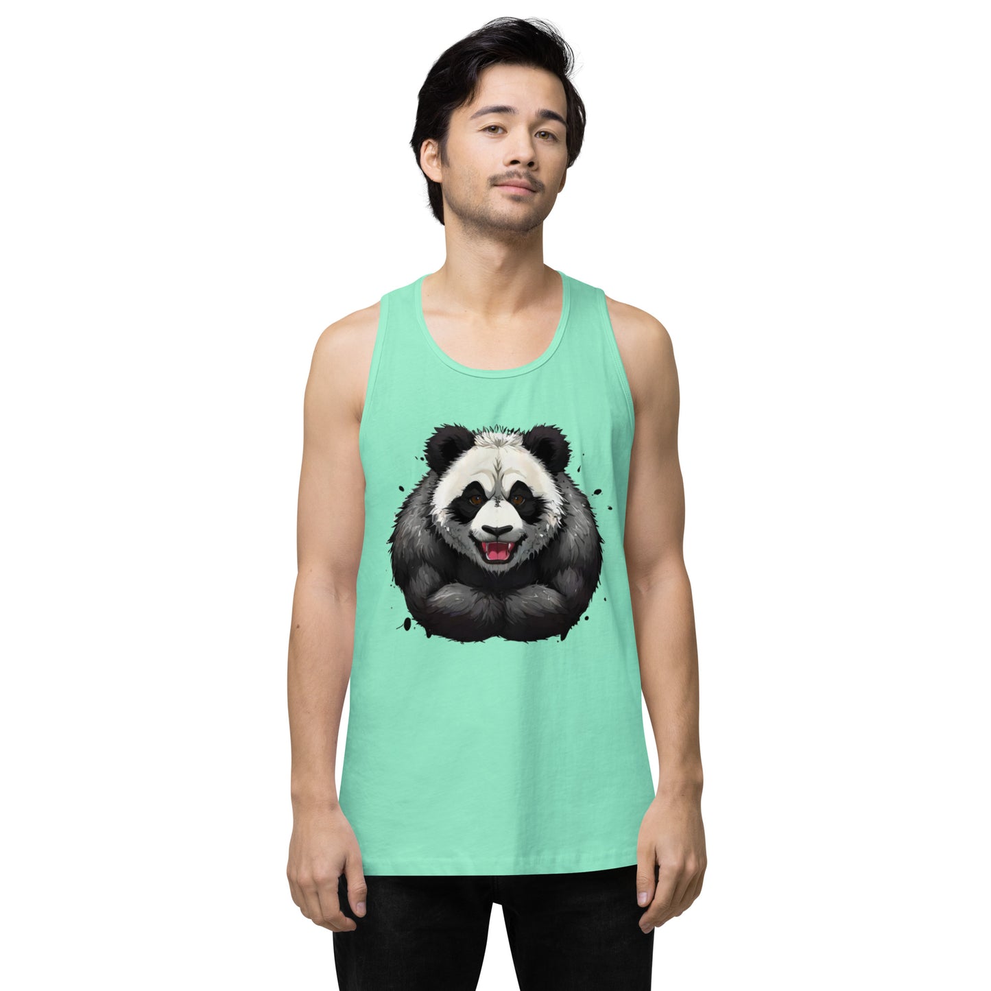 "Focused Panda" premium tank top