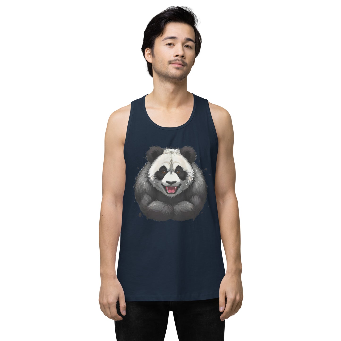 "Focused Panda" premium tank top