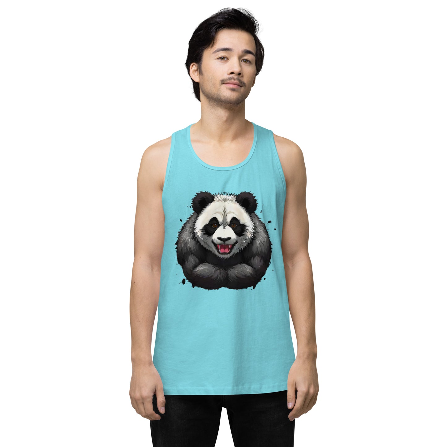 "Focused Panda" premium tank top