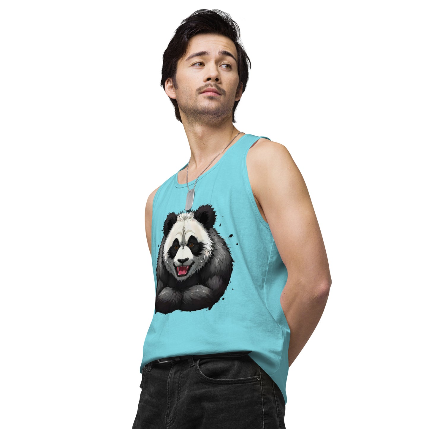 "Focused Panda" premium tank top