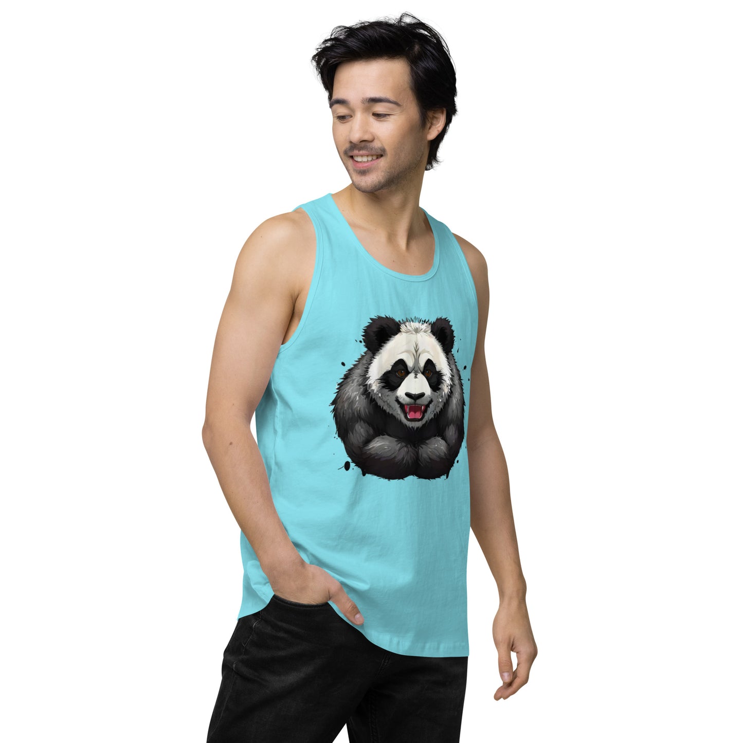 "Focused Panda" premium tank top