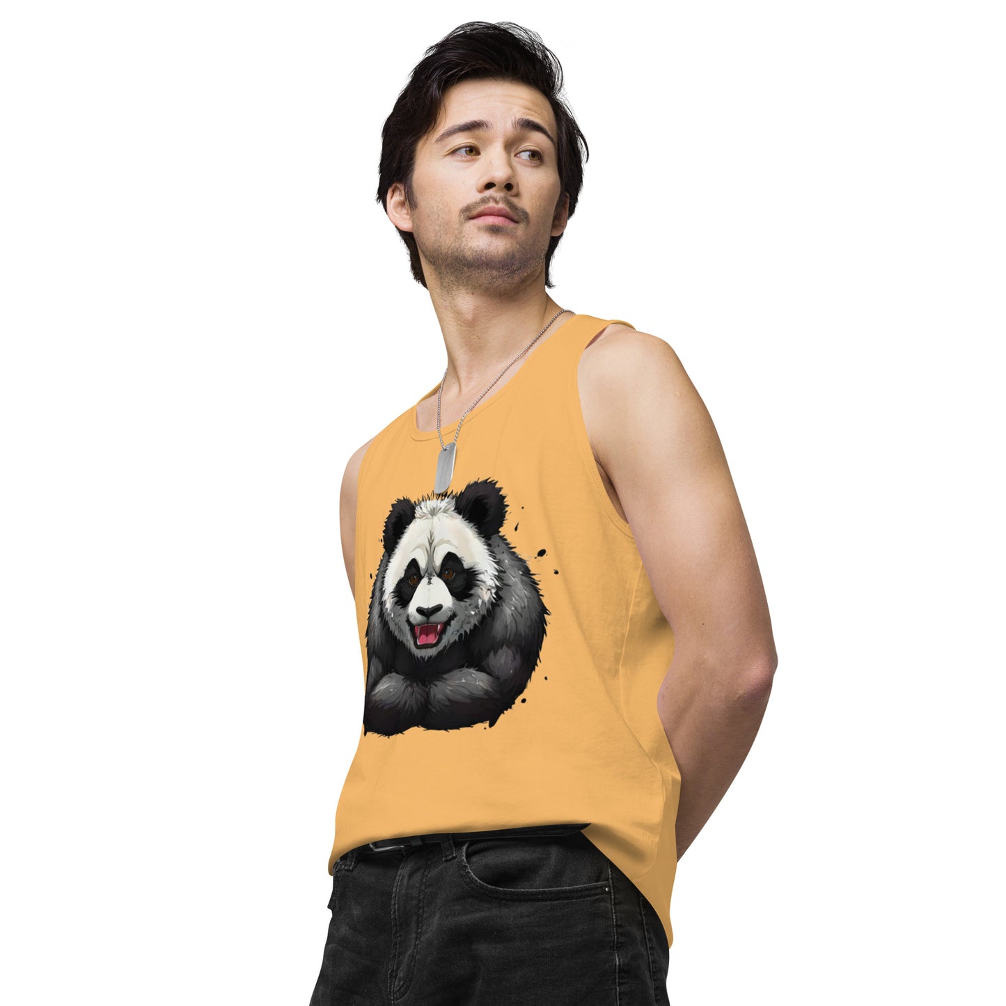 "Focused Panda" premium tank top