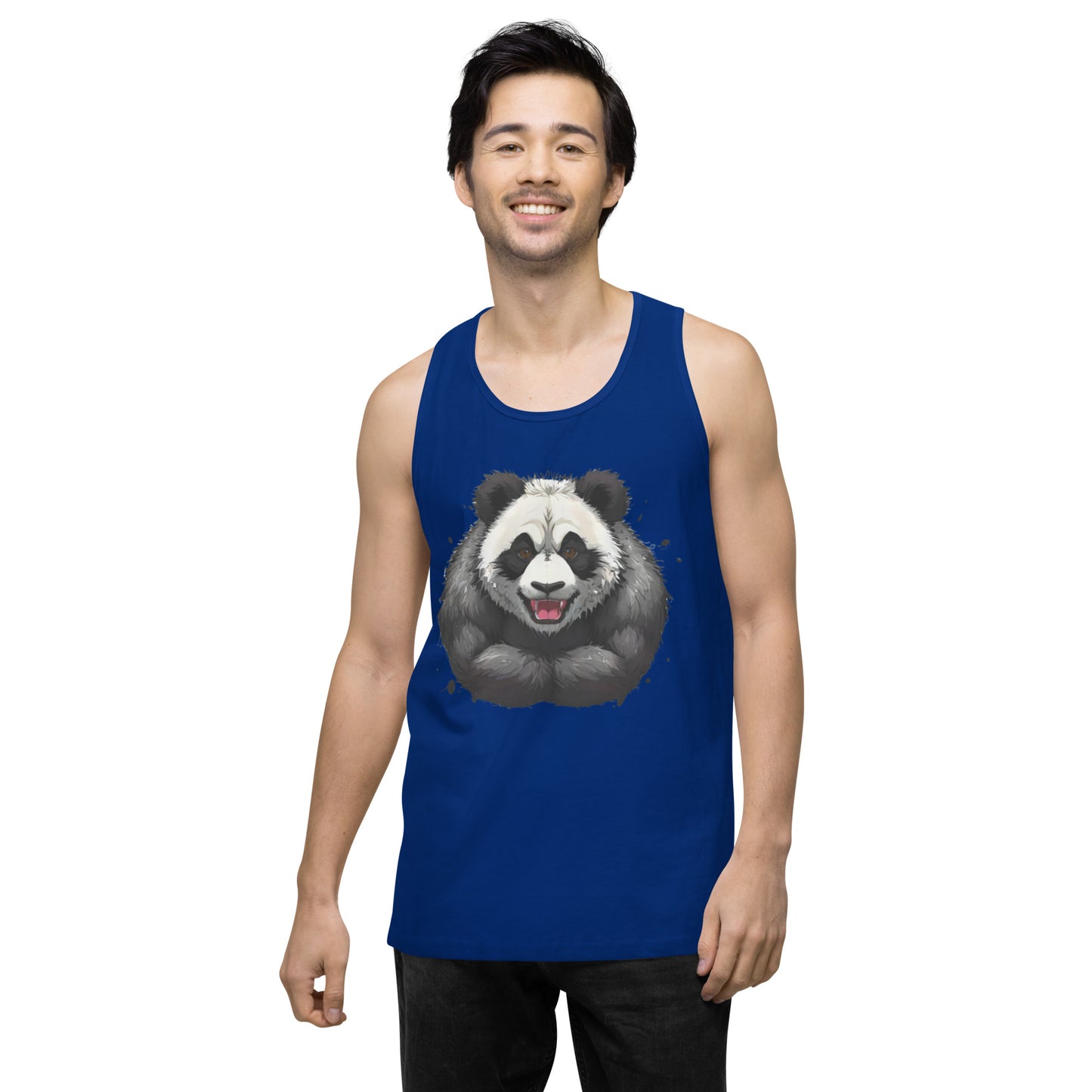 "Focused Panda" premium tank top