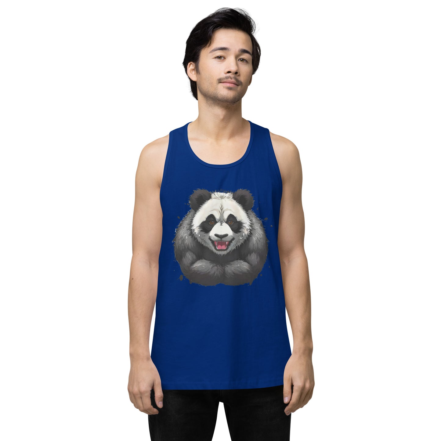 "Focused Panda" premium tank top