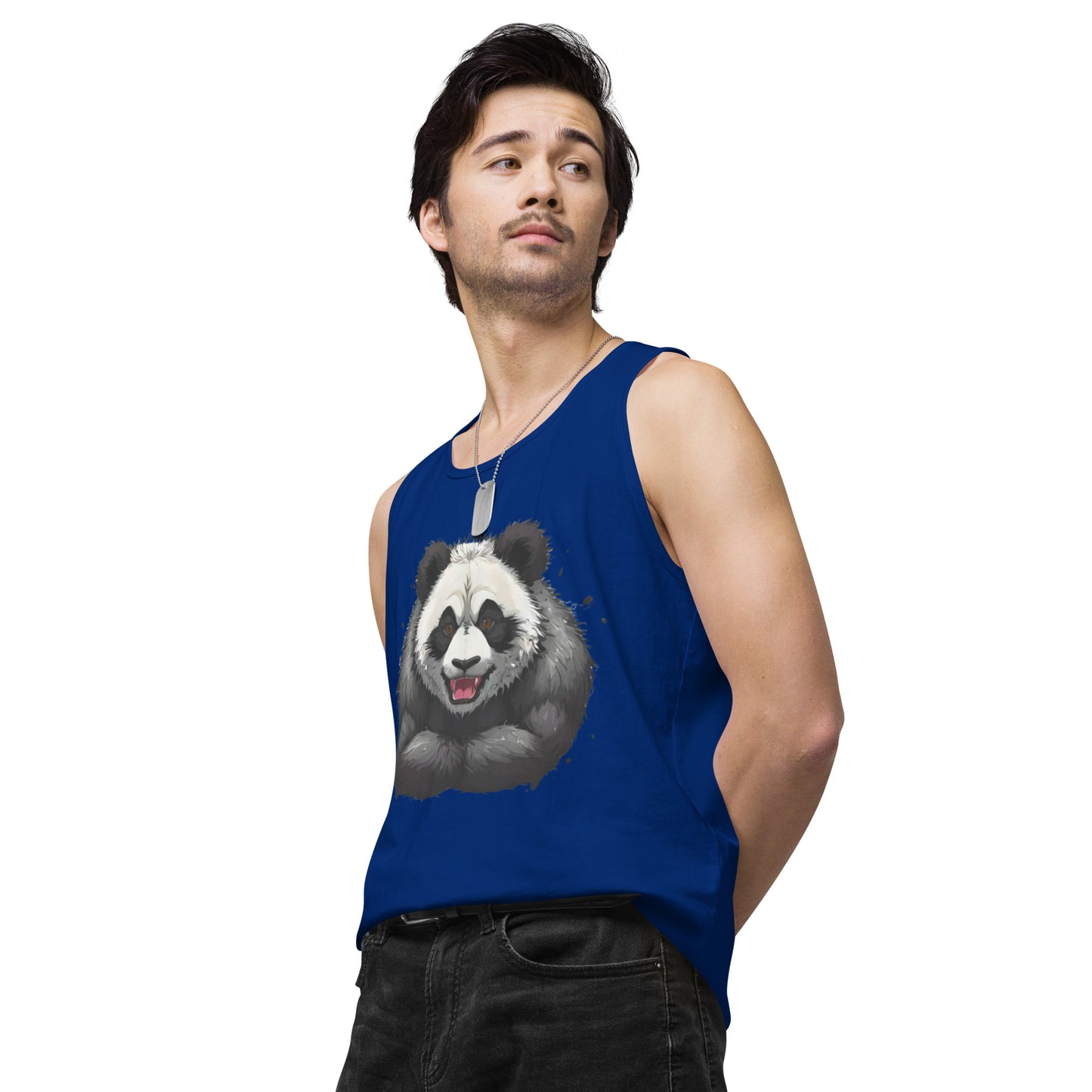 "Focused Panda" premium tank top