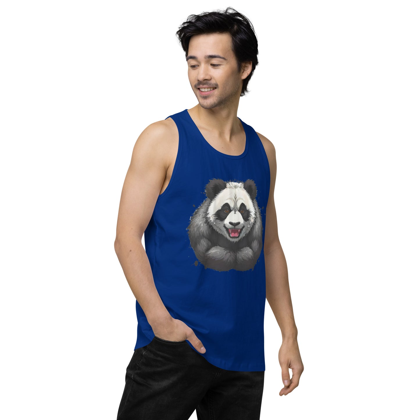 "Focused Panda" premium tank top