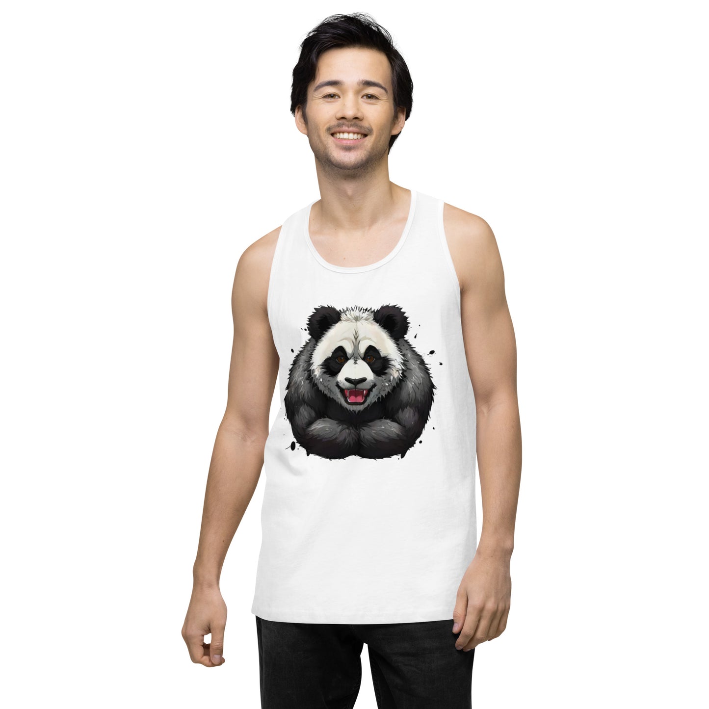 "Focused Panda" premium tank top