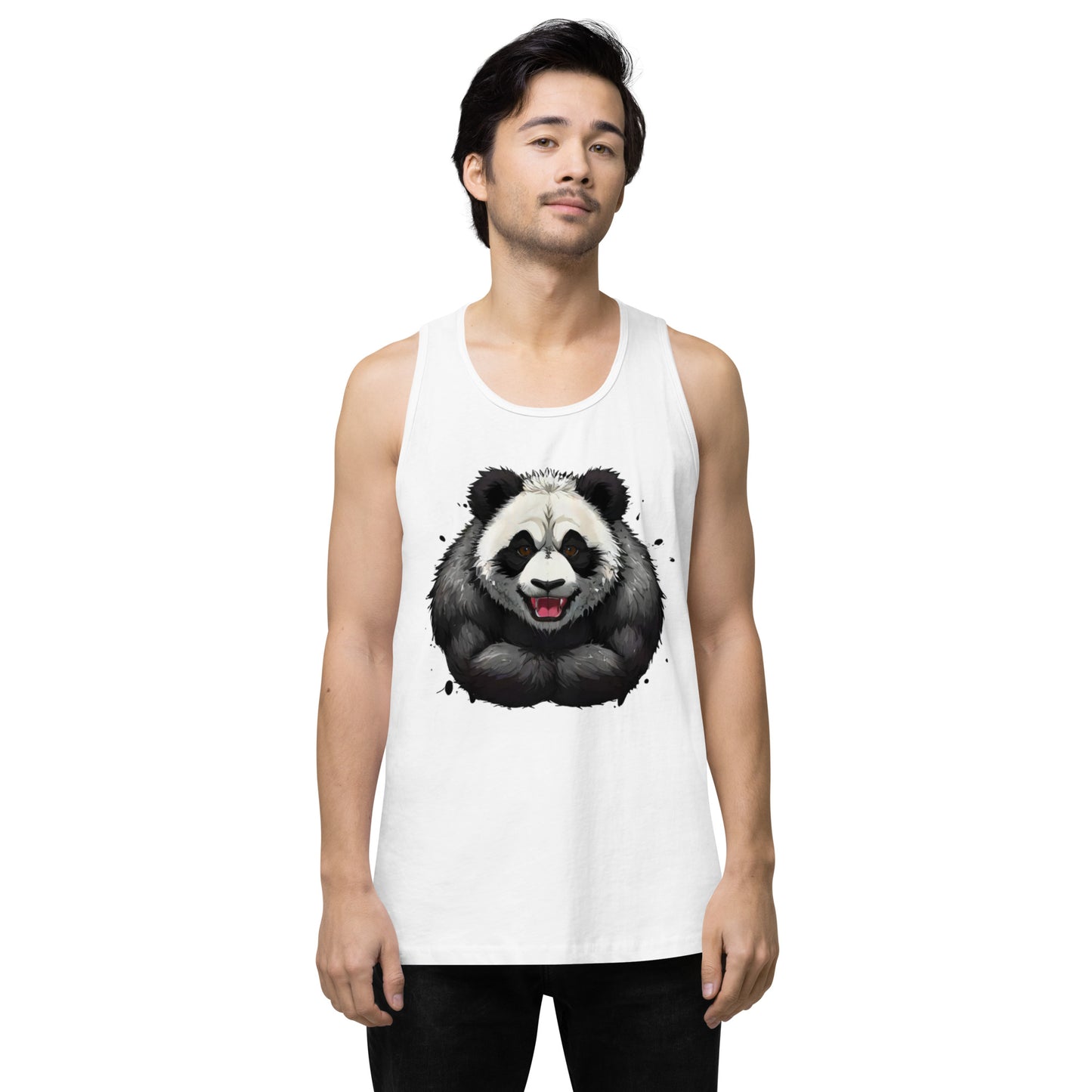 "Focused Panda" premium tank top