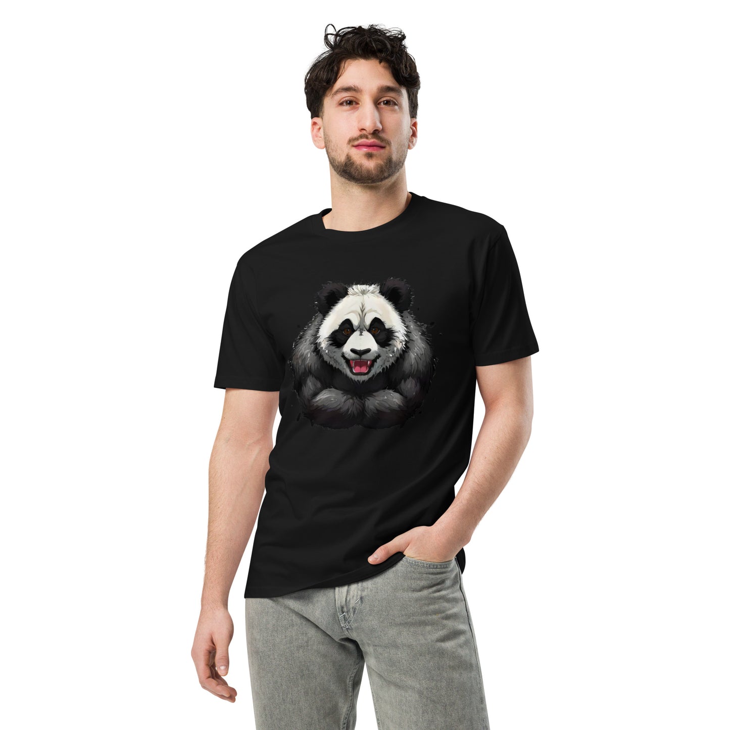 "Focused Panda" Unisex premium t-shirt