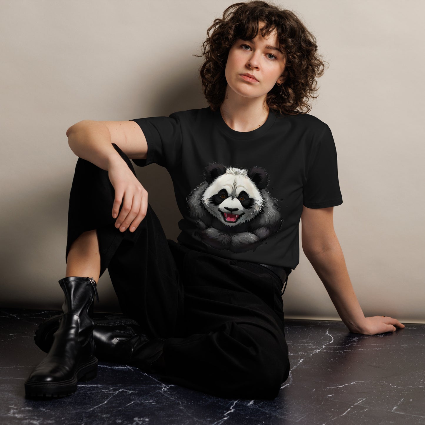 "Focused Panda" Unisex premium t-shirt