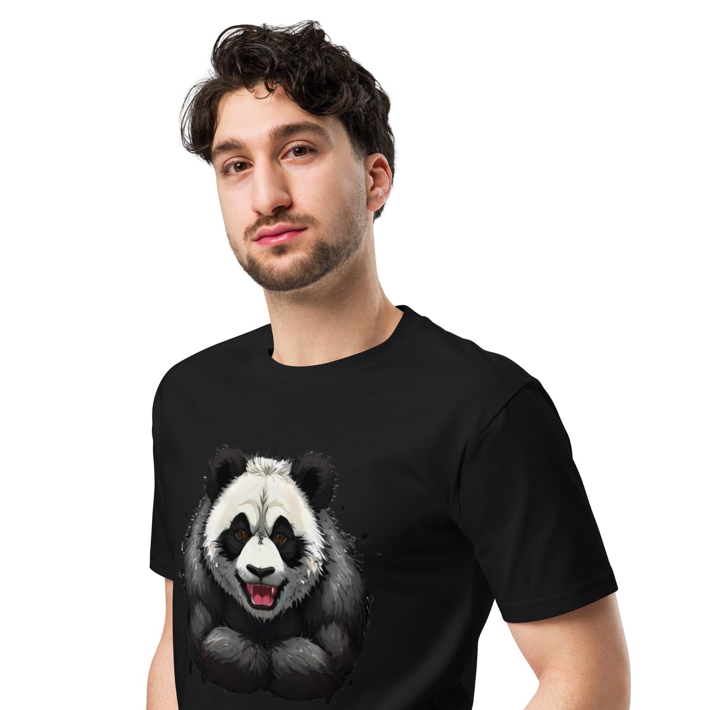 "Focused Panda" Unisex premium t-shirt