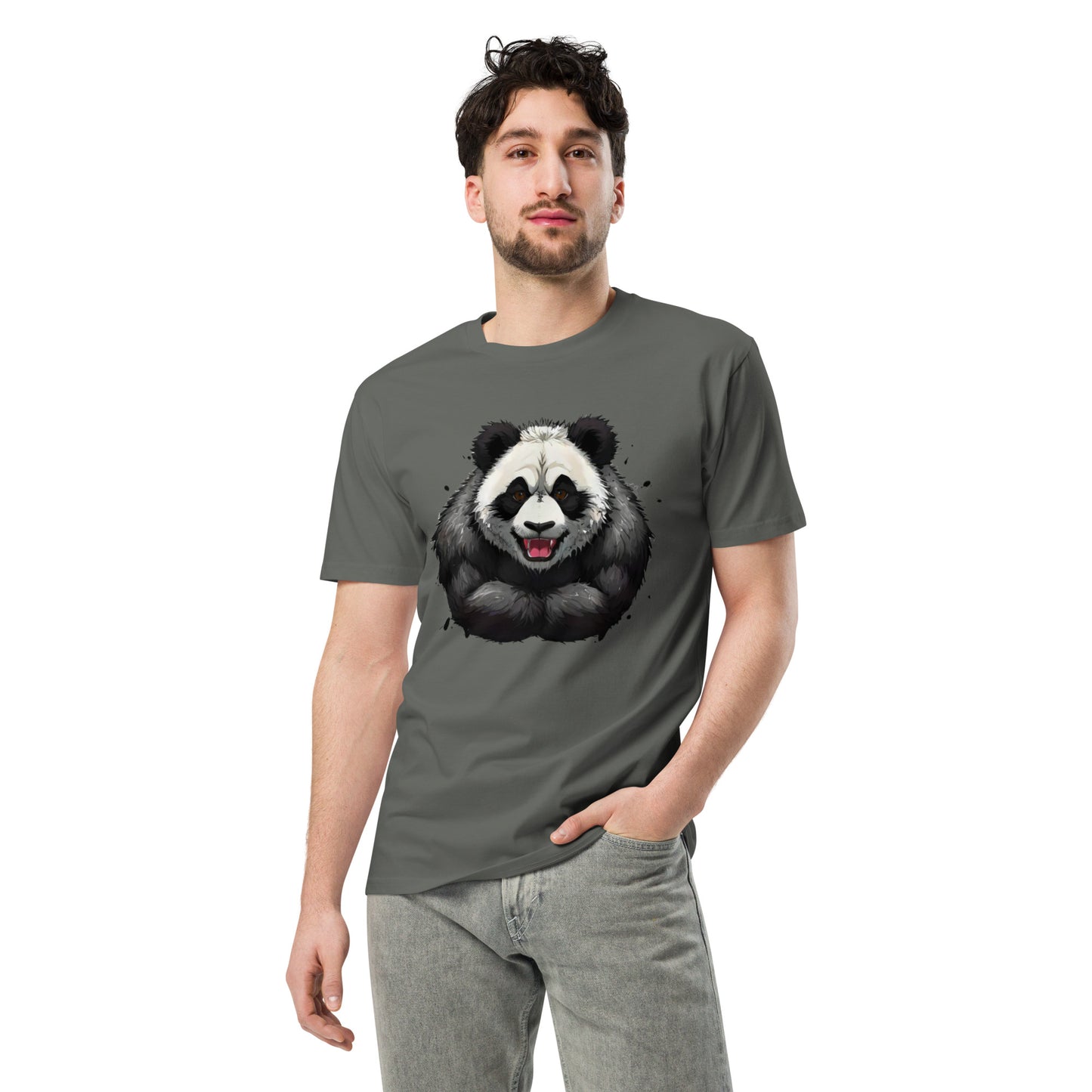 "Focused Panda" Unisex premium t-shirt