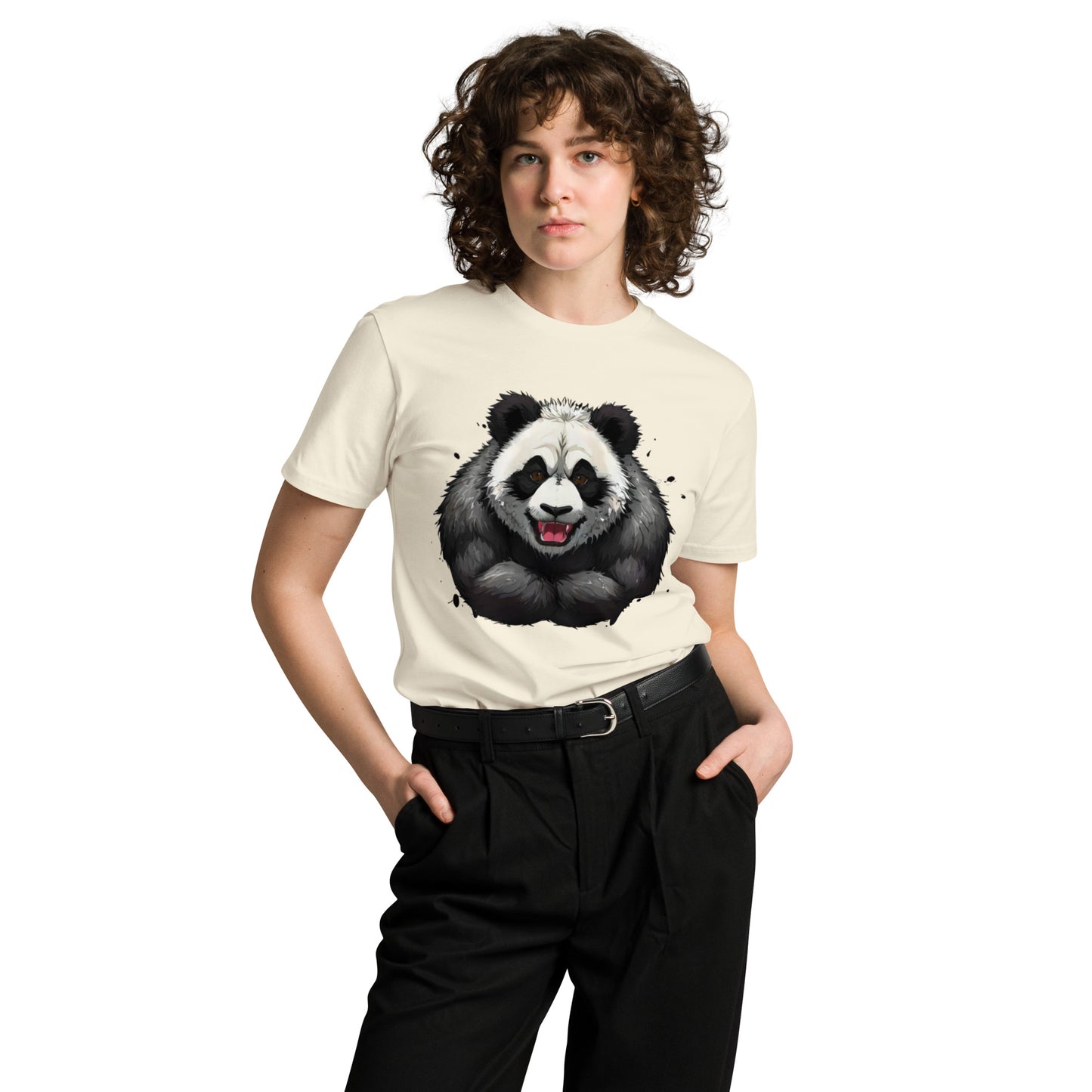 "Focused Panda" Unisex premium t-shirt