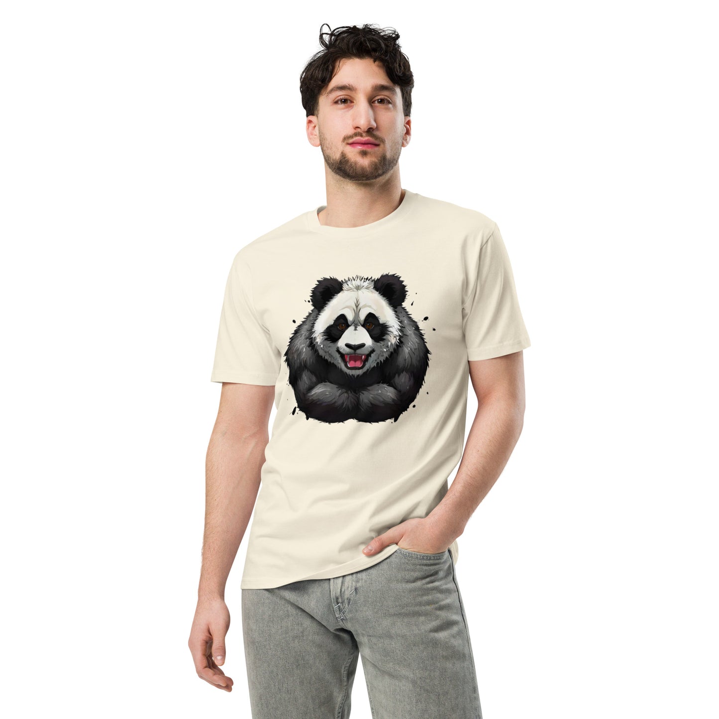 "Focused Panda" Unisex premium t-shirt