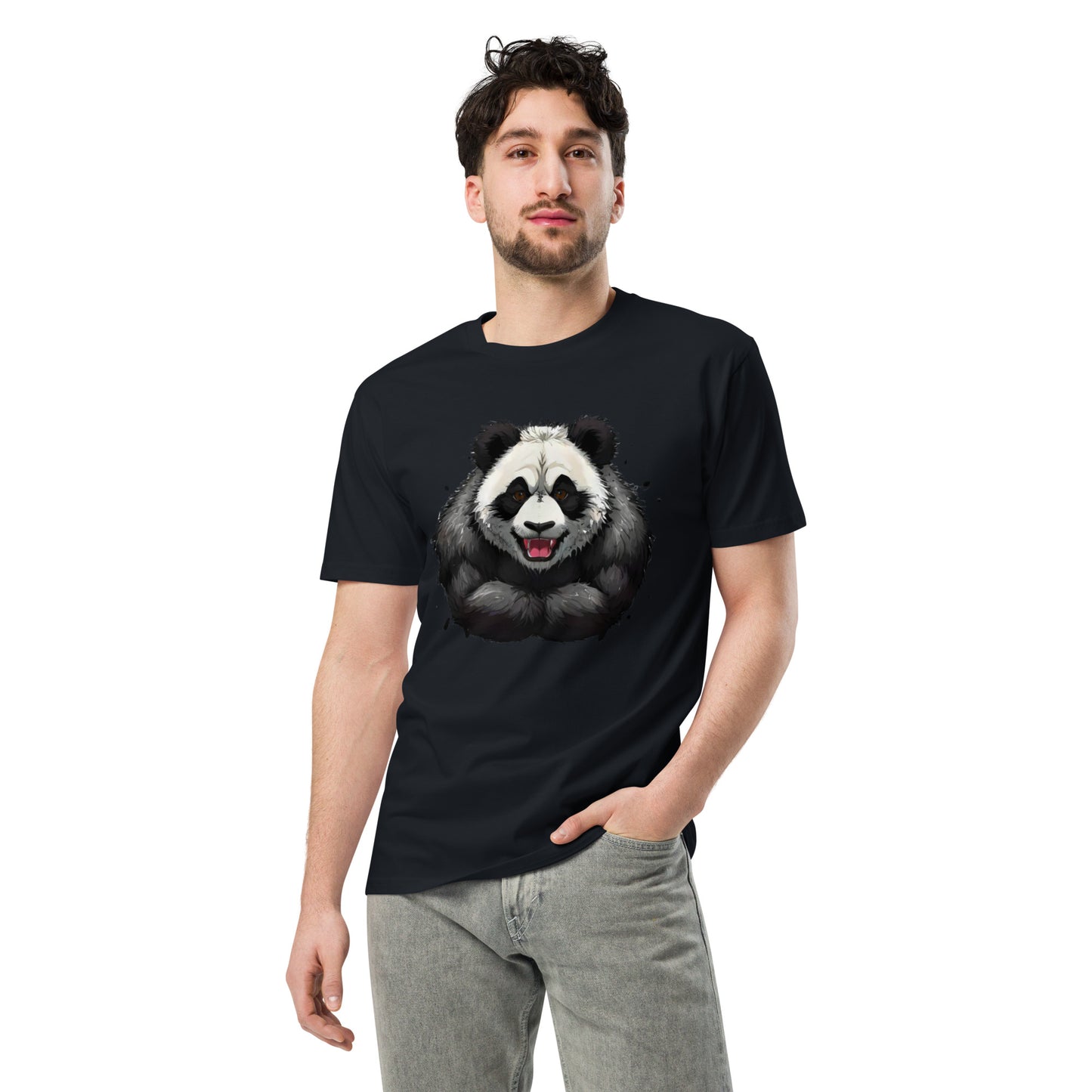 "Focused Panda" Unisex premium t-shirt