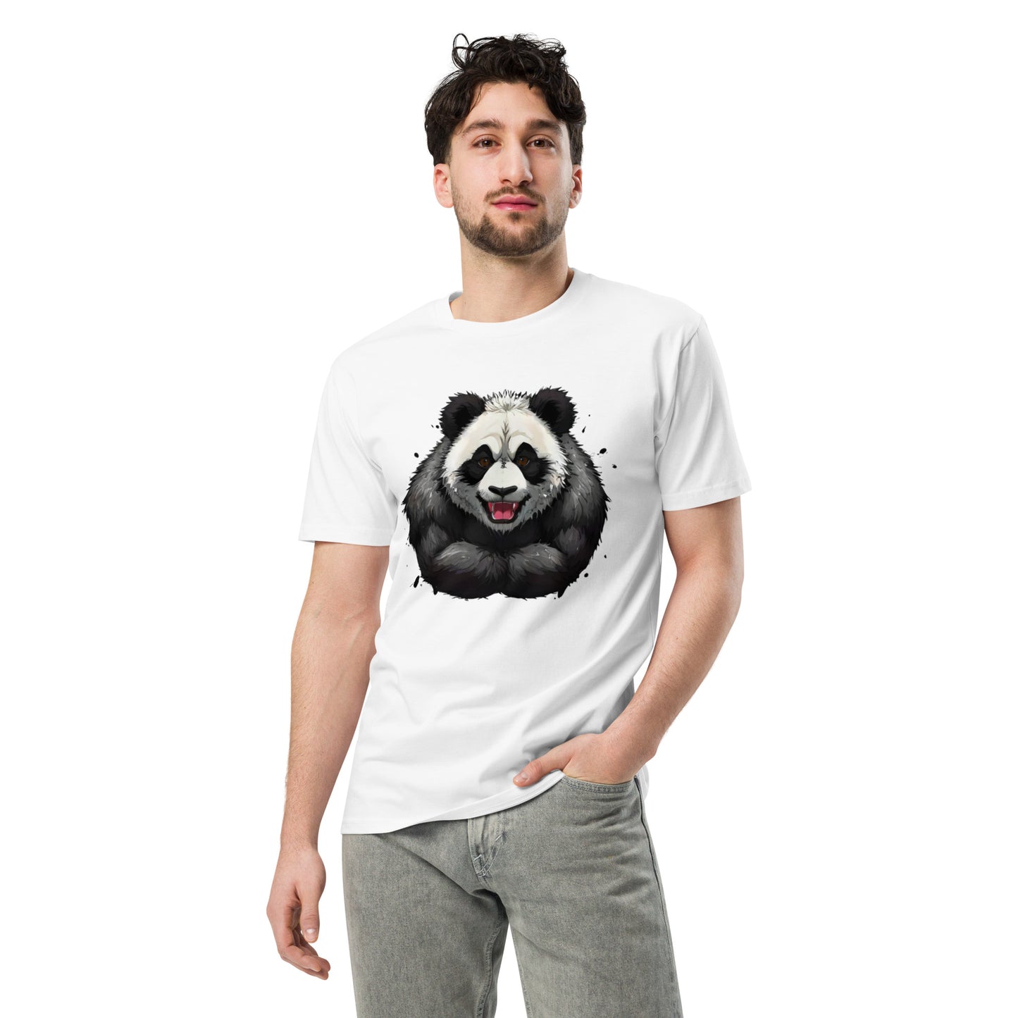 "Focused Panda" Unisex premium t-shirt