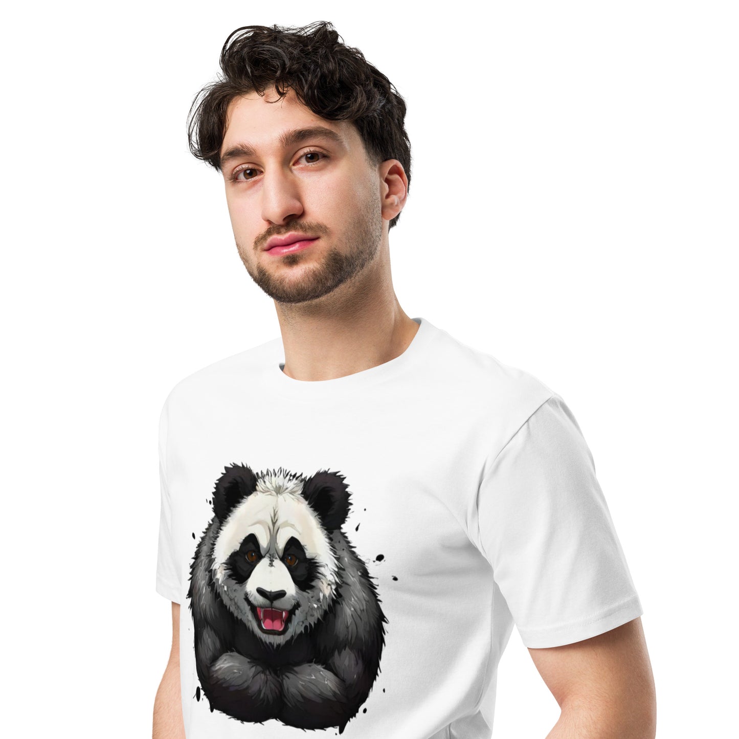 "Focused Panda" Unisex premium t-shirt